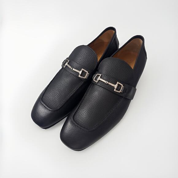 Gucci Black Leather Horsebit MENS Loafer Size UK 10 US 11 - Picture 1 of 4